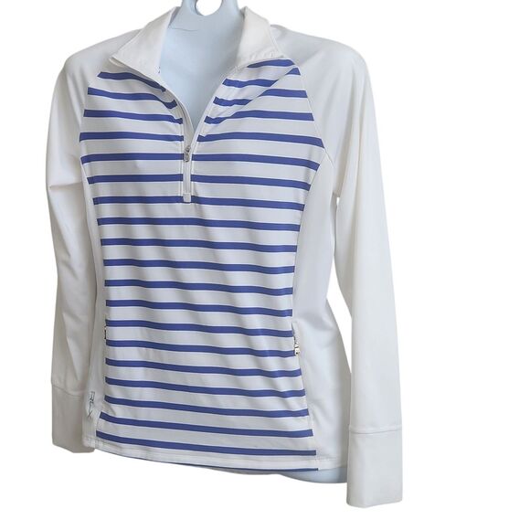 Ralph Lauren RLX Womens 1/4 Zip Athleisure Top-Long Sleeve-Wicking-Stretch-M - Picture 1 of 11